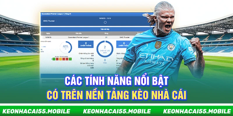 Các tính năng nổi bật có trên nền tảng Kèo Nhà Cái 